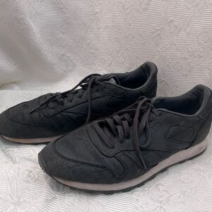 Reebok Men's CTE Classic Suede Size 12 Black Retro Low Top